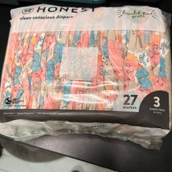 Diapers Honest Size 3 - 27 Pack