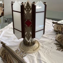 Antique Ceiling Lamp & Sconces