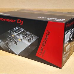 Pioneer DJ Rekordbox Controller 2-Channel Mixer USB Interface DJM-250MK2 🚨 Payment Options Available 🚨 No Credit Needed 🚨 