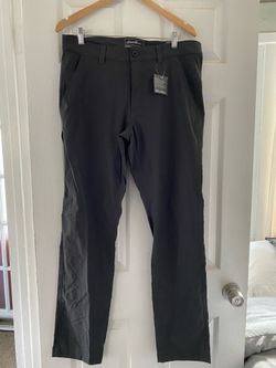 New with tags Eddie Bauer Men’s Travex Pants Size 34 X 34 Color Gray