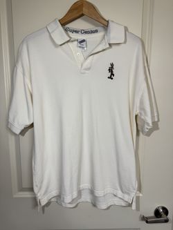Vintage Warner Bros Wile E. Coyote Polo Shirt L