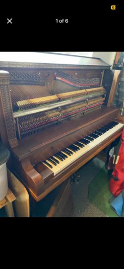 Schulhoff and Sons upright piano