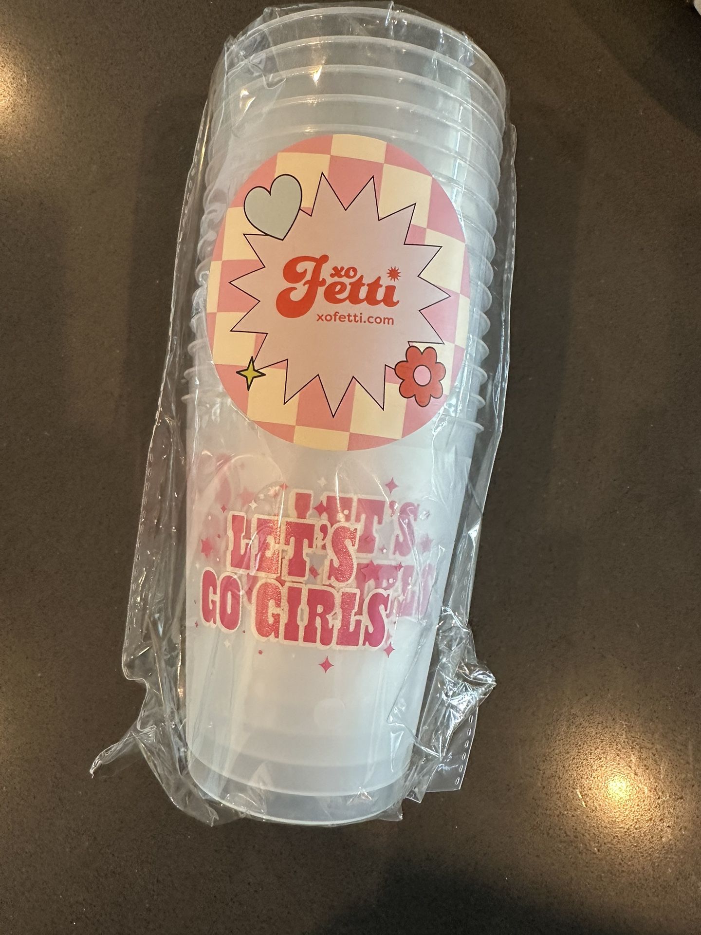 Bachelorette Party Let’s Go Girl Cups 