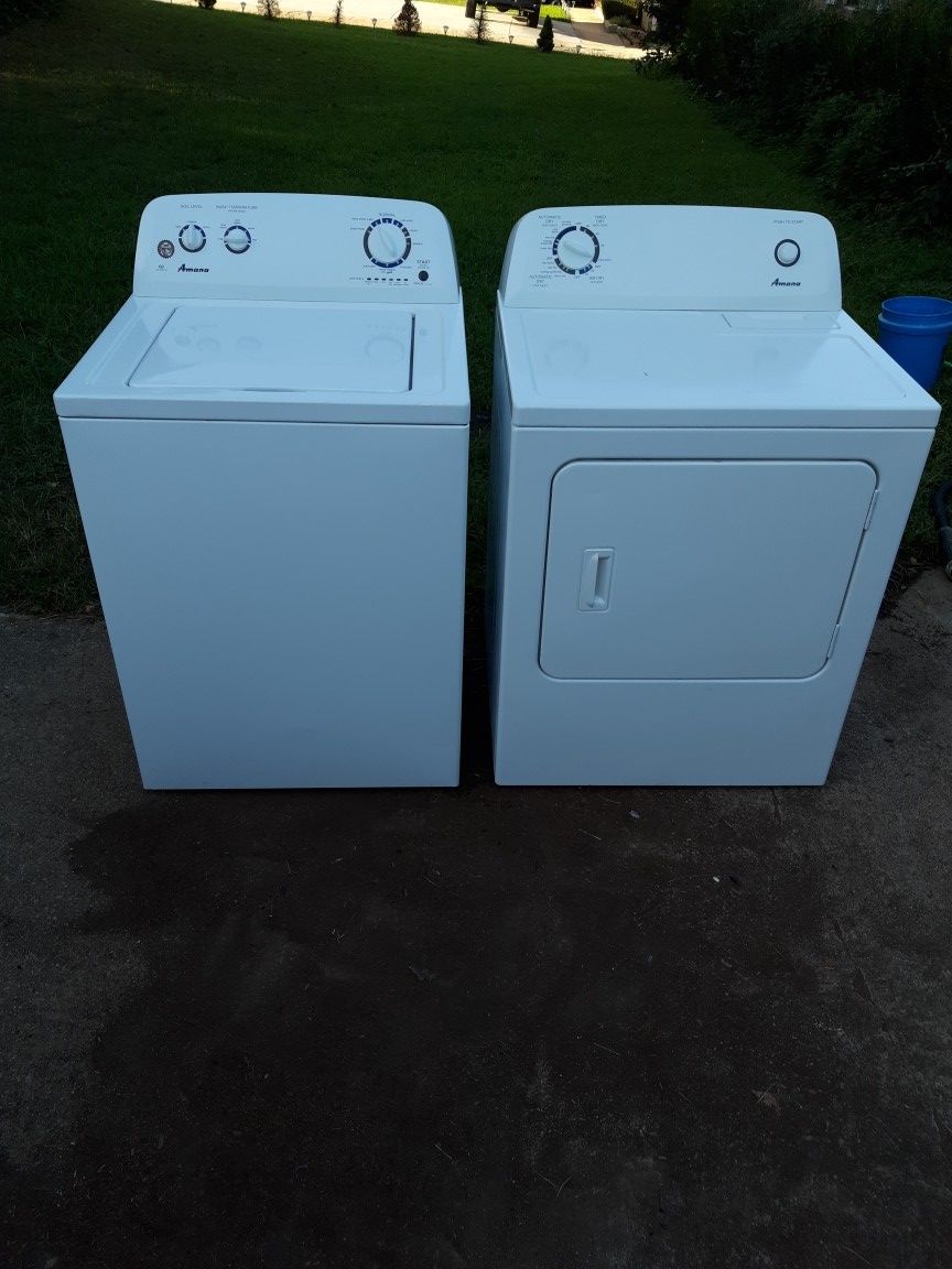 Amana High Efficiency Washer and Dryer Set Free Delivery