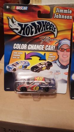 NASCAR Hot Wheels Color Change cars