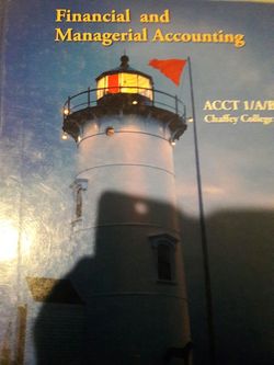 Financial and Managerial Accounting