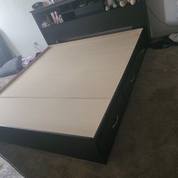 King Size Bed frame With Storage Drawers 