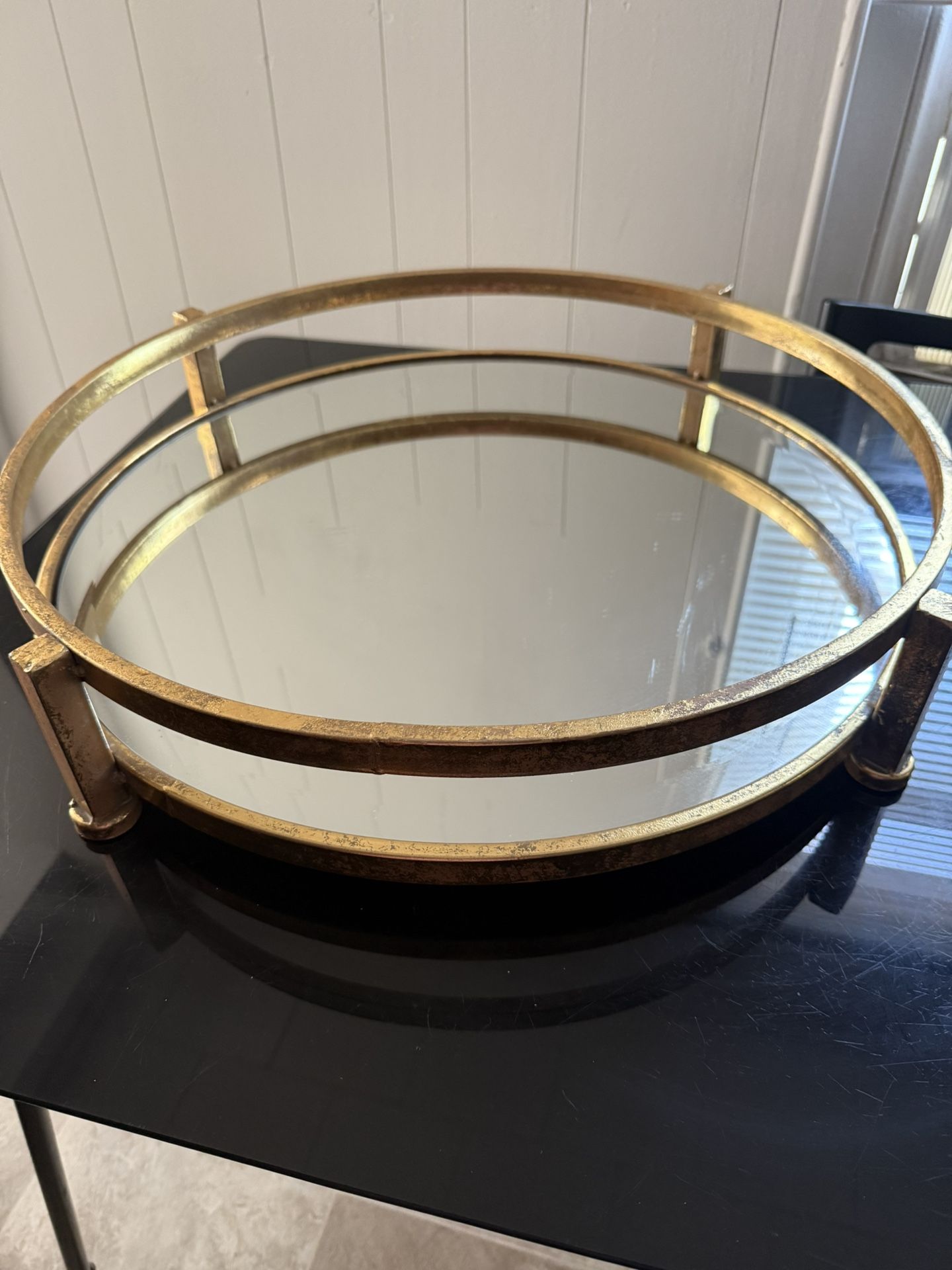 Mirrored Metal Vase-Original Price $65.00