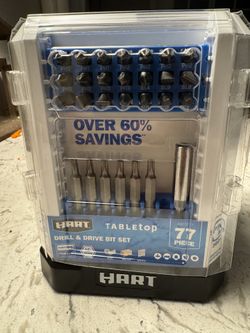 77 Piece Table Top Drill And Drive Bit Set