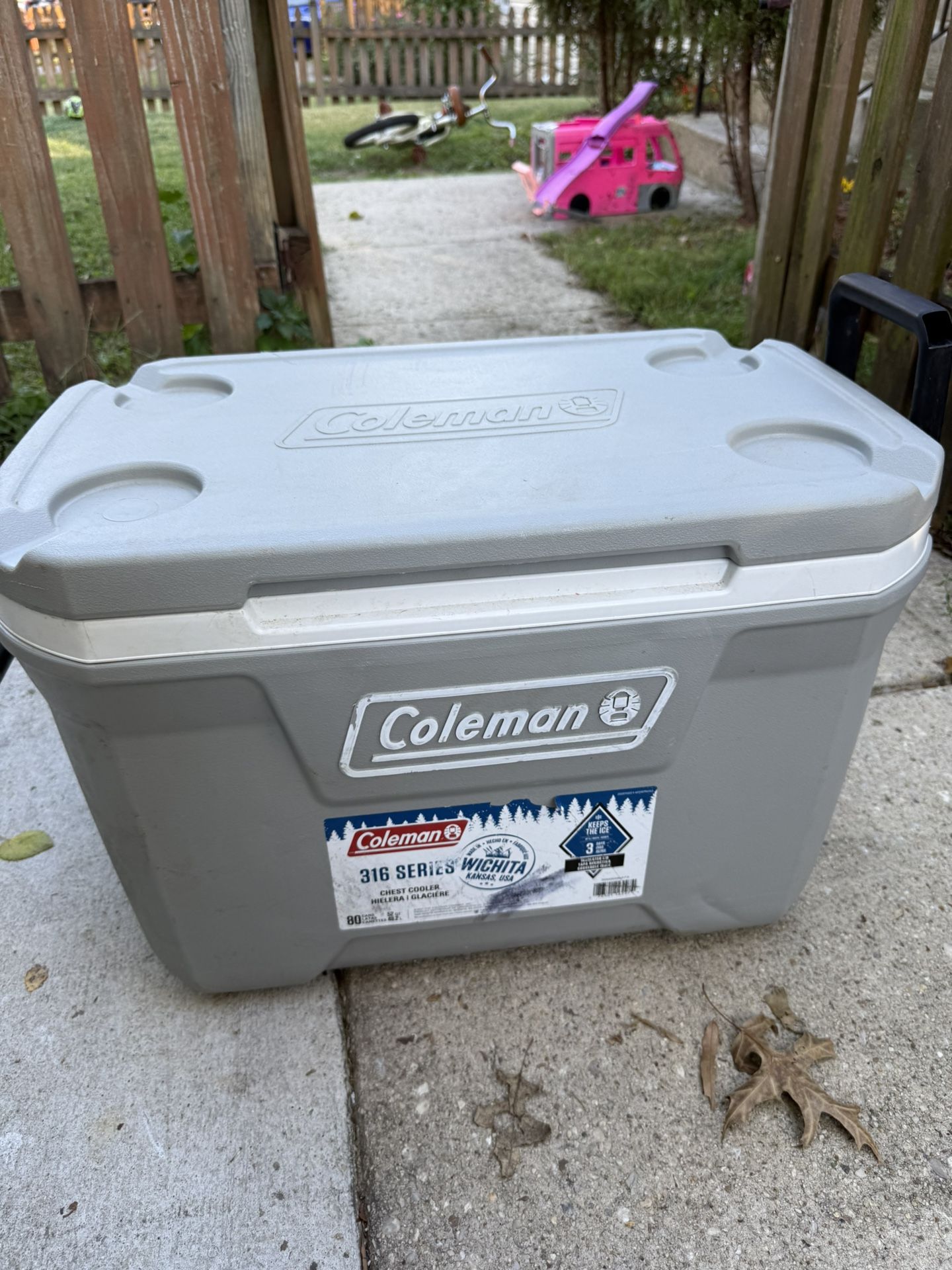 Coleman 52 qt. 316 Series Gray Chest Cooler