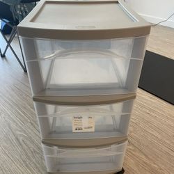 3 Drawers Organizer With Wheels 