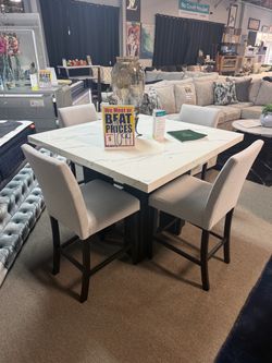 Stunning counter height dining set! 🔥🥇😍