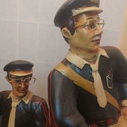 Motorcycle With Side Car Resin By Allan Agohob