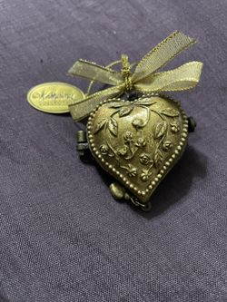 Brass Heart-Shaped Locket from Katherine’s Collection 