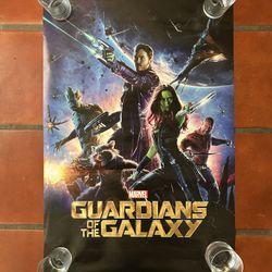 Guardians Of The Galaxy Official Movie Poster Marvel