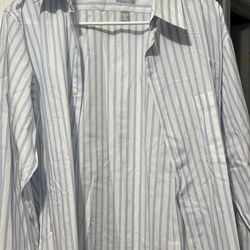 Van Heusen Button Up 15.5, 32/33