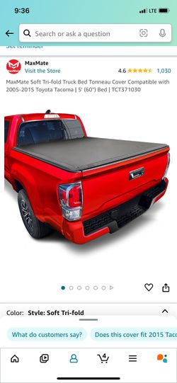 New Tacoma Bed Cover
