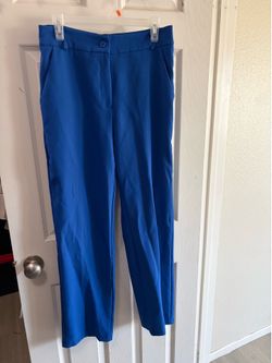 Royal blue work pants size M