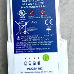 Inogen Recharge Battery - Model: BA-516 For Portable Oxygen Concentrator