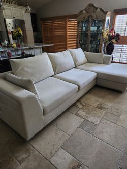 Couch with chaise
