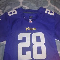  "MINNESOTA VIKINGS" Jersey By NIKE!!! Adrian Peterson 