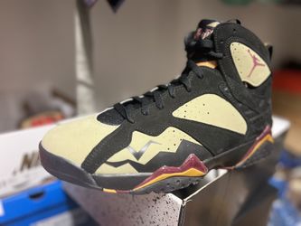 jordan 7 retro se black / cherrywood red