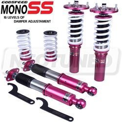 GODSPEED MSS0950 MONOSS DAMPER COILOVERS KIT STRUT SHOCK SPRING SUSPENSION (NO SPINDLE) FOR BMW 3-SERIES RWD (E30) 1984-93