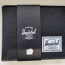 New Herschel Men's Roy RFID Wallet, Black, One Size