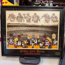 Steel City Boys Harrison Woods Framed Print