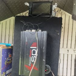 In-dash Radio And Amplified 