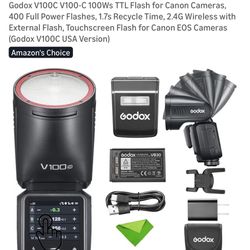 GODOX V100 C SPEEDLITE For CANON-NEW