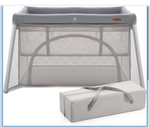 HARPPA Rossi Travel Crib, Portable Baby Playard with Pad, Bed for Toddlers