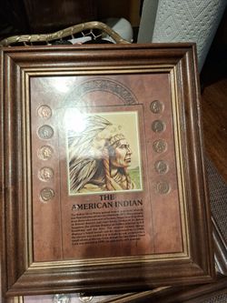 Indian penny frame