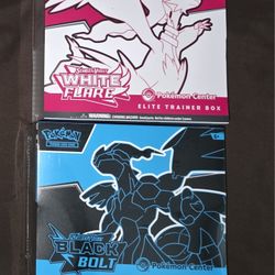 Pokemon Pokémon White Flare Black Bolt PC ETB Pokemon Center Elite Trainer Box 