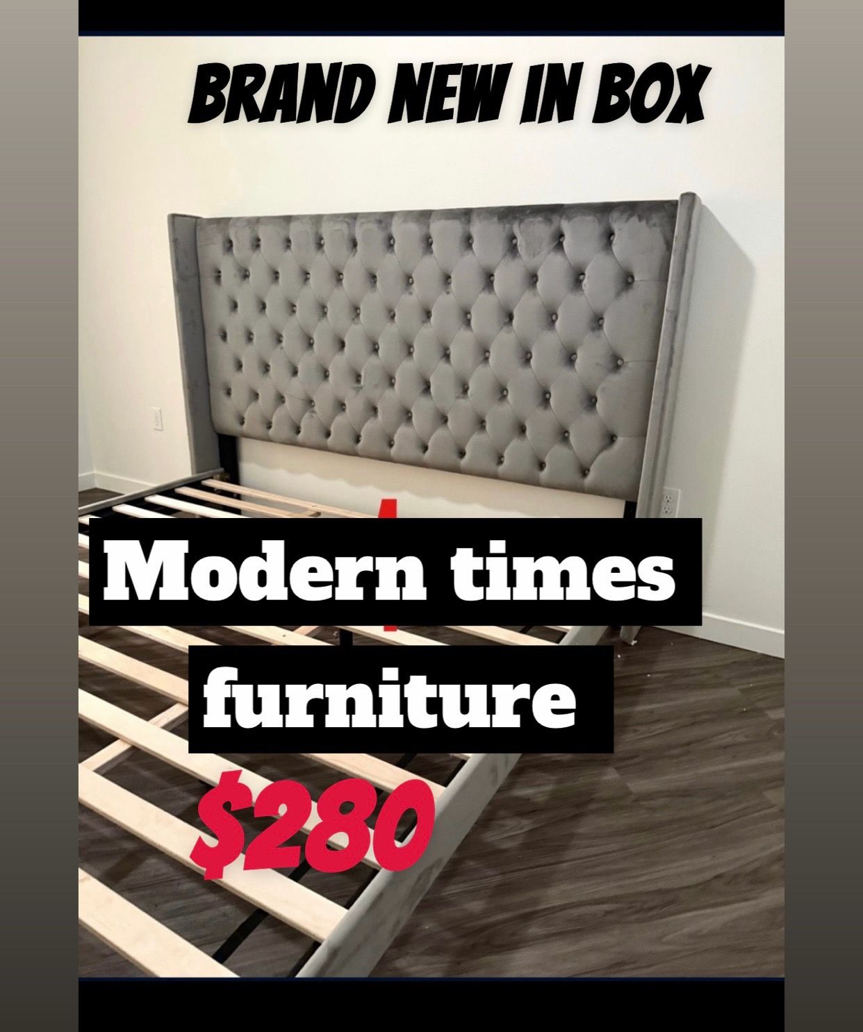Brand new Queen bed frame