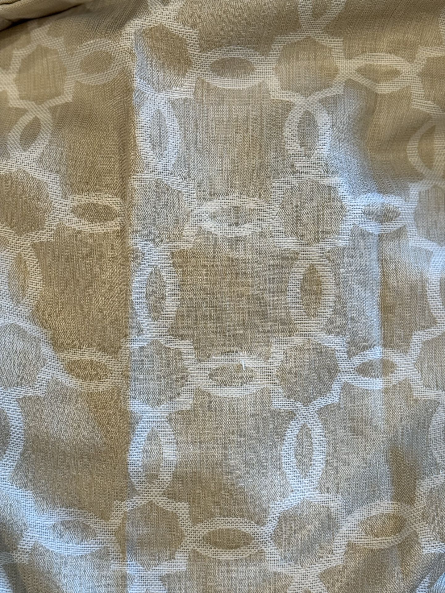 Geometric Pattern Fabric Panel Drape -2 Ea