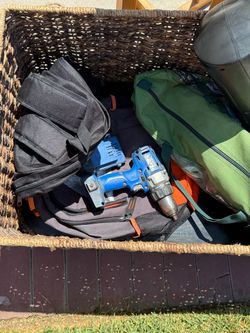 Free backpack, tent, basket and heater