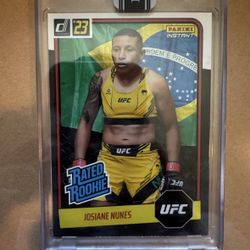 1 of 1 2023 Panini Instant UFC Rated Rookie #RR-24 Josiane Nunes