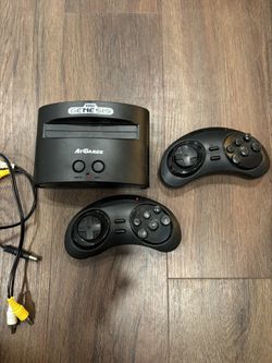 Sega Genesis Console Game With Remotes 