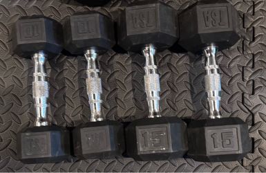 Pairs Hex Dumbbells(TSA/Golds Gym/Rogue)10-45