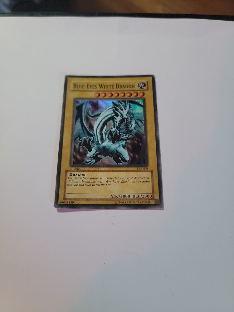 Blue Eyes White Dragon 1st Edition Rare -001