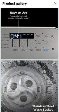 Kenmore 4.4 cu ft Top Load Washer – Like New