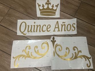 Quince años  decal