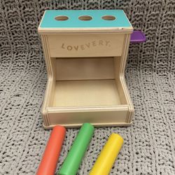 Lovevery Wooden Peg Drop Baby Toy