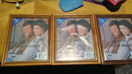 8" x 10" Wooden Picture Frames.