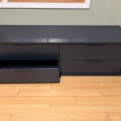 Navy blue dresser/ tv stand