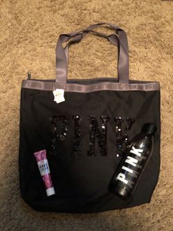 Victoria secret bling tote cheap bag