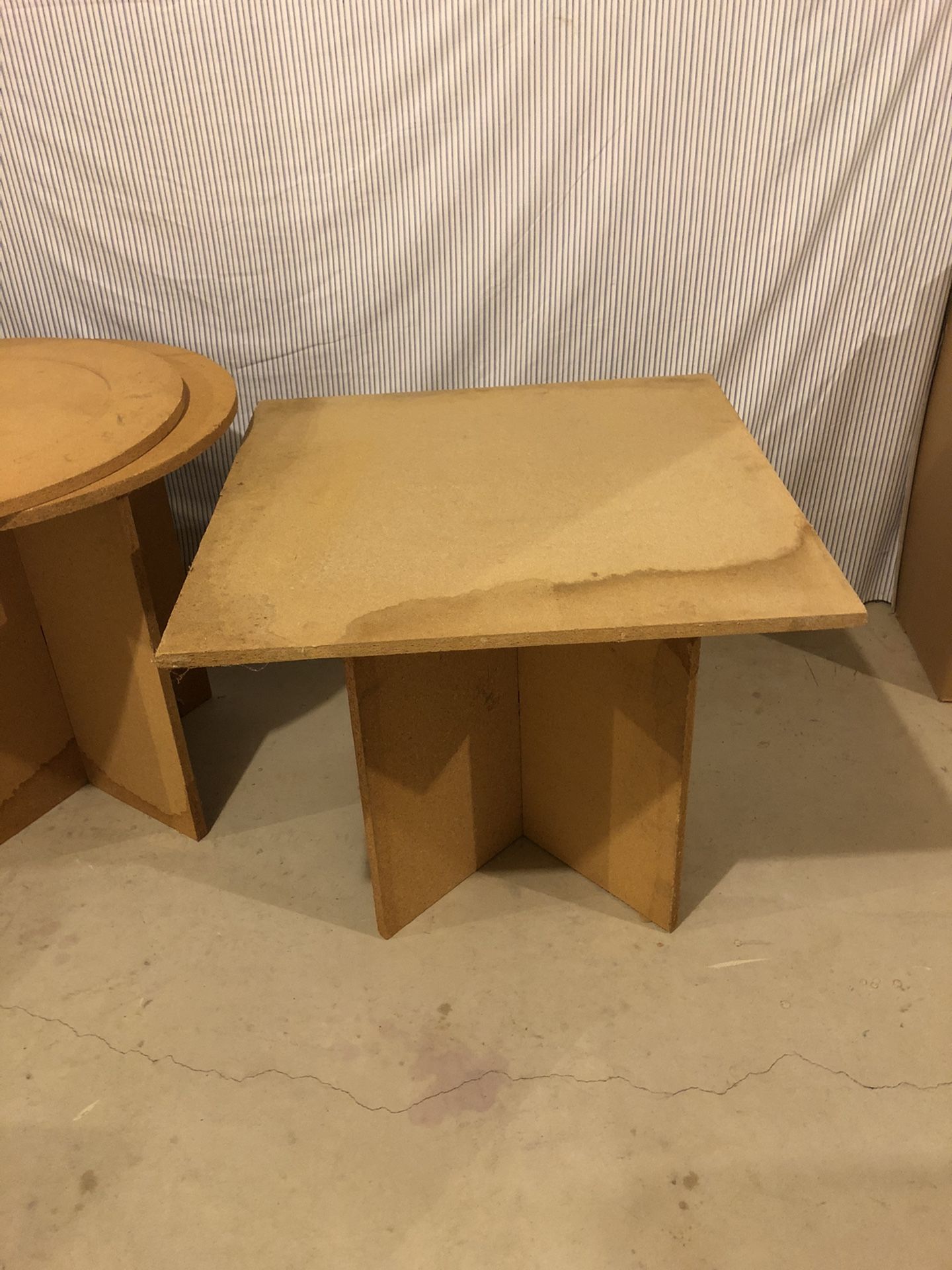 (2) Chipboard Tables