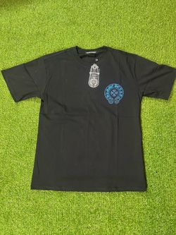 black/blue chrome hearts shirt