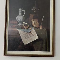 Framed Art Print – “My Gems” Still Life (William Harnett)